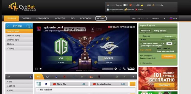 cybbet.com обзор сайта