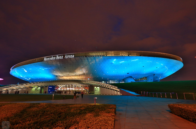 Mercedes Benz Arena в Шанхае